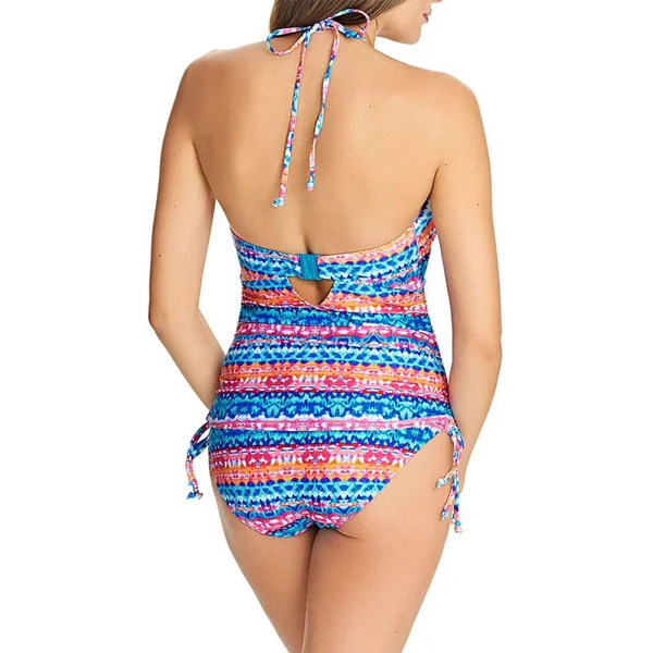 Tankini bandeau à armatures Bleu Freya Maillots