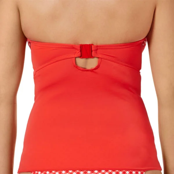 Tankini bandeau à armatures Rouge Freya Maillots