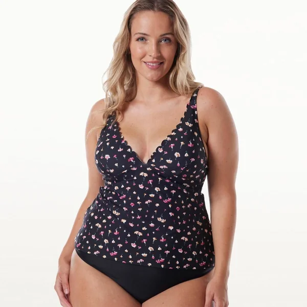 Tankini noir Bergamotte Brigitte Bardot