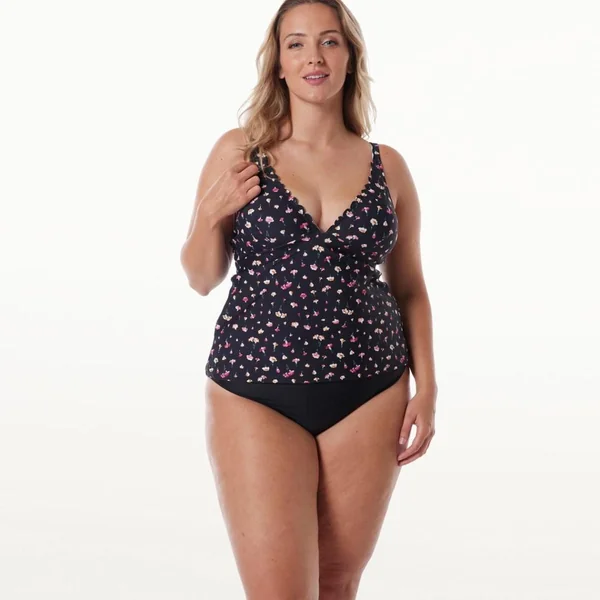 Tankini noir Bergamotte Brigitte Bardot