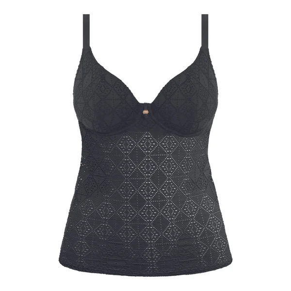 Tankini plunge noir Freya Maillots