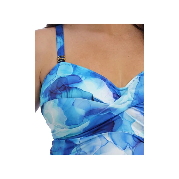 Tankini twisté à armatures SAUNTON SANDS FS506054 DAZZLING BLUE