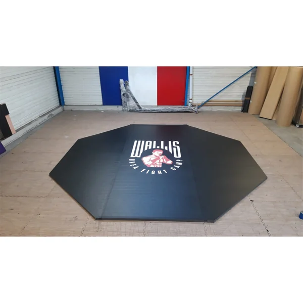 Tapis enroulable cage de MMA 5m Sportcom - Flexiroll noir