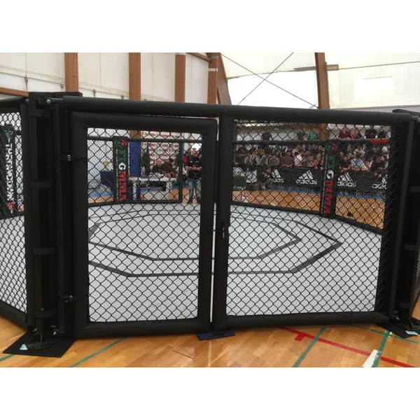 Tapis enroulable cage de MMA 5m Sportcom - Flexiroll noir