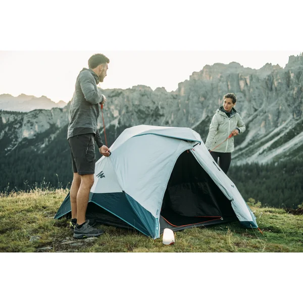 Tente de camping instantanée 2 places, 2 Seconds easy Fresh & Black
