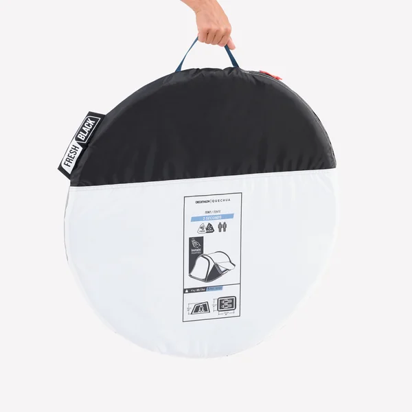 Tente de camping instantanée 2 places, 2 Seconds Fresh & Black