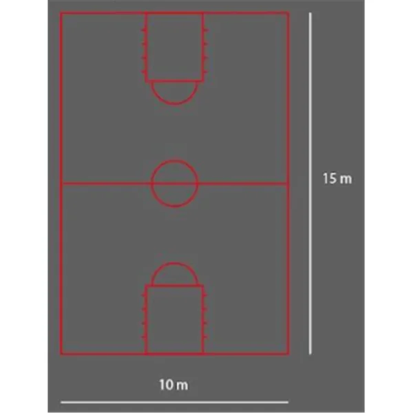 Terrain de basket 5*5, Tc, 15*10 Tresadenn