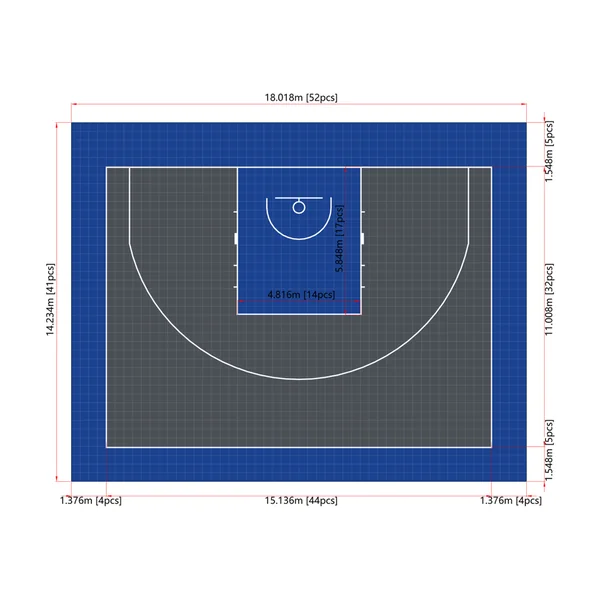 Terrain de Basketball 3x3 - ENLIO Elastic Star