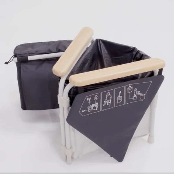 Toilettes seches pliant pour le camping