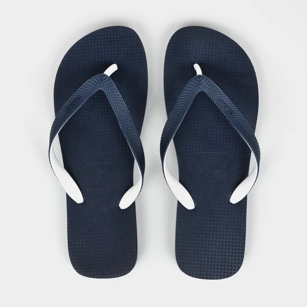 Tongs homme, 500 bleu marine