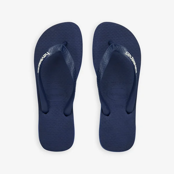 Tongs Homme Havaianas - Logo filet bleu marine