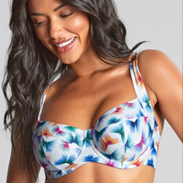 Top Bikini Emboîtant Flutter multicolore Panache Maillot FLUTTER