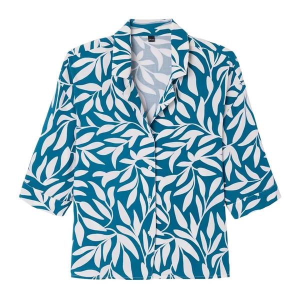 Top bleu Nanaya Camille Cerf x Pomm Poire