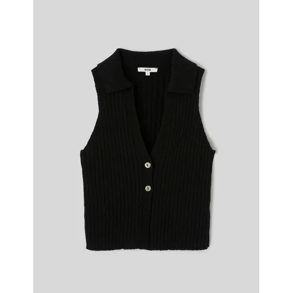 Top col polo Noir