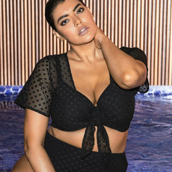 Top de plage - Noir Elomi Bain
