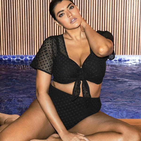 Top de plage - Noir Elomi Bain