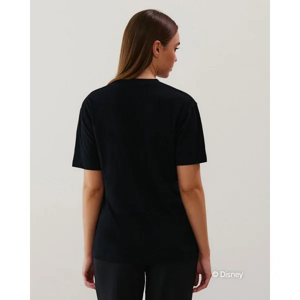 Top en jersey Mickey noir