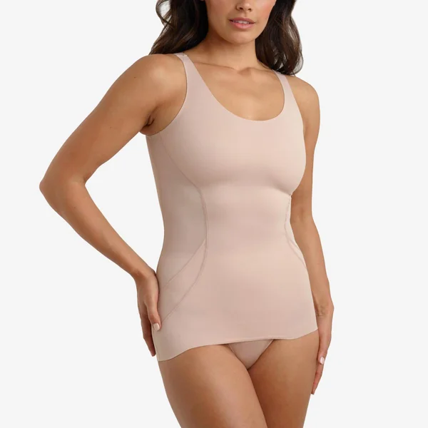 Top gainant Miraclesuit Fit and firm - Nude en nylon Miraclesuit