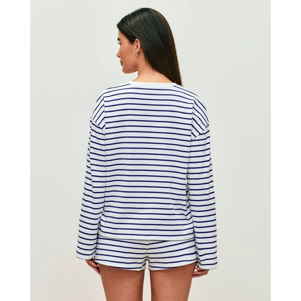 Top marinière en coton Babar