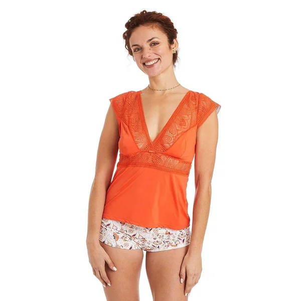 Top short orange Etoile Pomm Poire