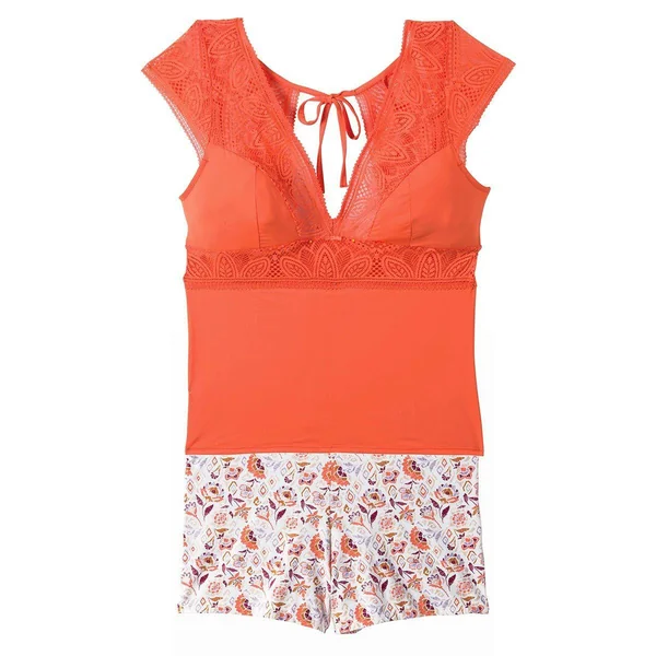 Top short orange Etoile Pomm Poire