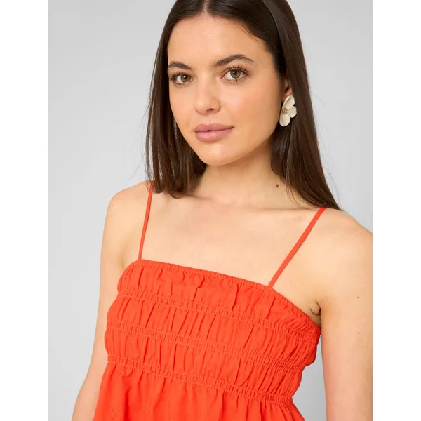 Top smocké Rouge