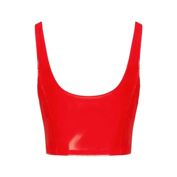 Top vinyle rouge