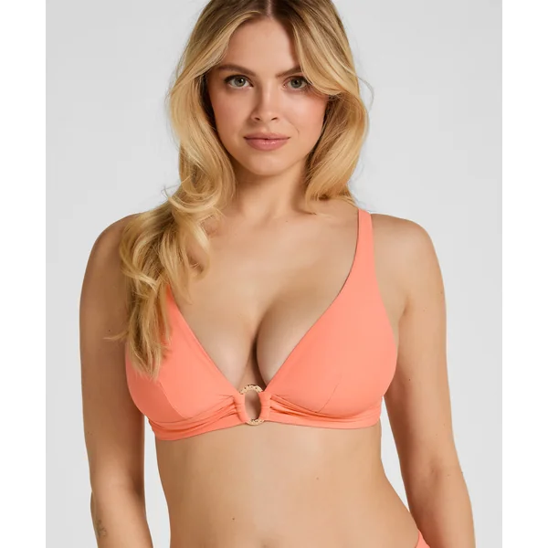 Triangle Bikini Top Luxe - Orange