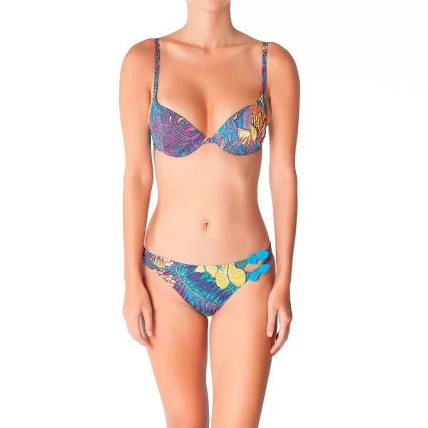 Tropical Jungle Brésilien bleu Huit Lingerie