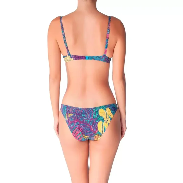 Tropical Jungle Brésilien bleu Huit Lingerie