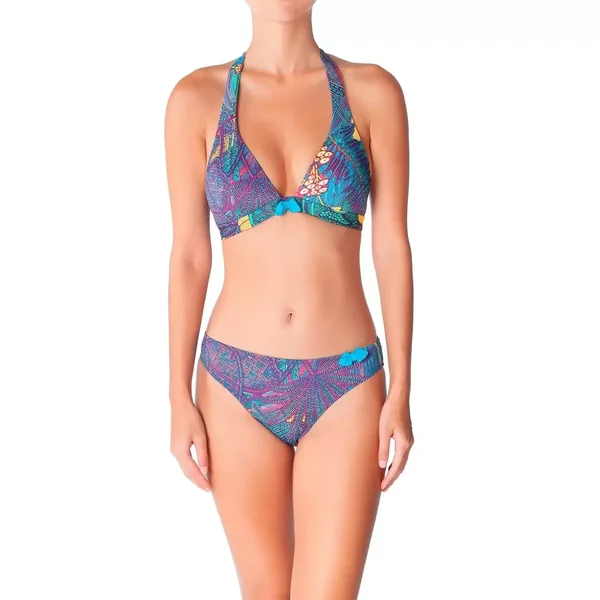 Tropical Jungle Culotte bleu Huit Lingerie