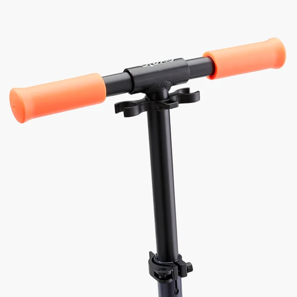 TROTTINETTE MID 7 BLEU MARINE ORANGE AVEC BÉQUILLE