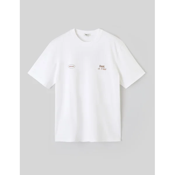 T-shirt animation devant/dos Blanc