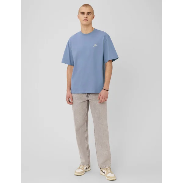 T-shirt animation devant/dos Bleu moyen