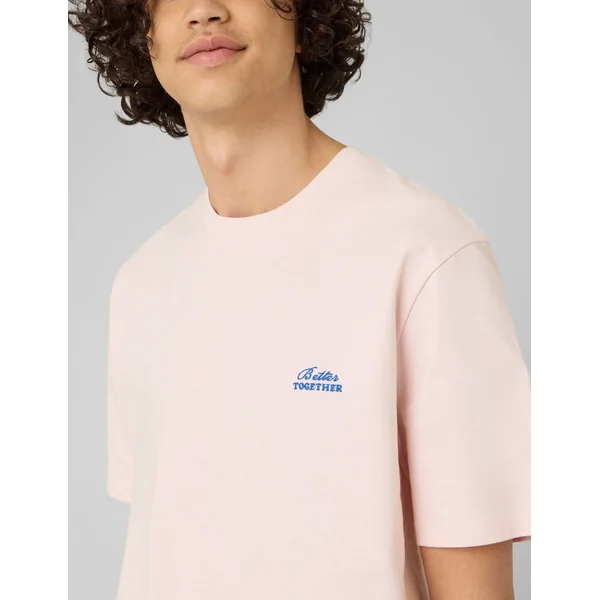 T-shirt animation devant/dos Rose
