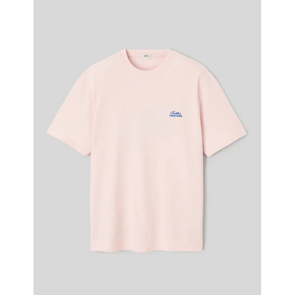 T-shirt animation devant/dos Rose