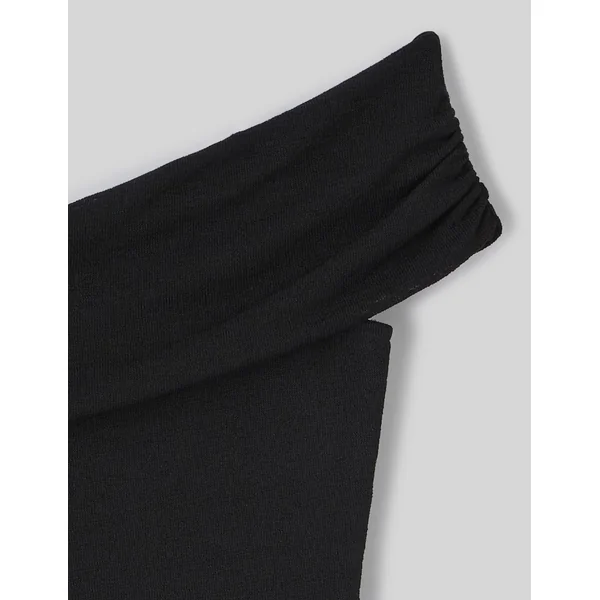 T-shirt asymétrique Noir