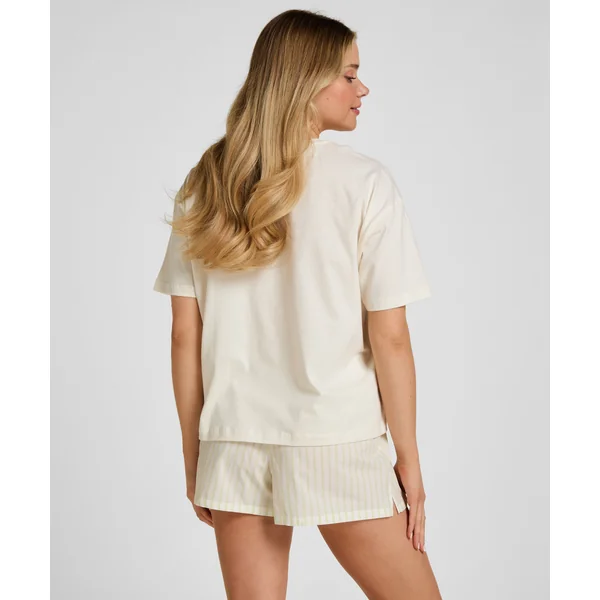 T-shirt avec Imprimé - Blanc
