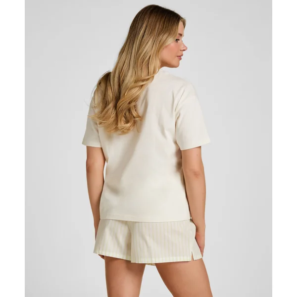 T-shirt avec Imprimé - Blanc