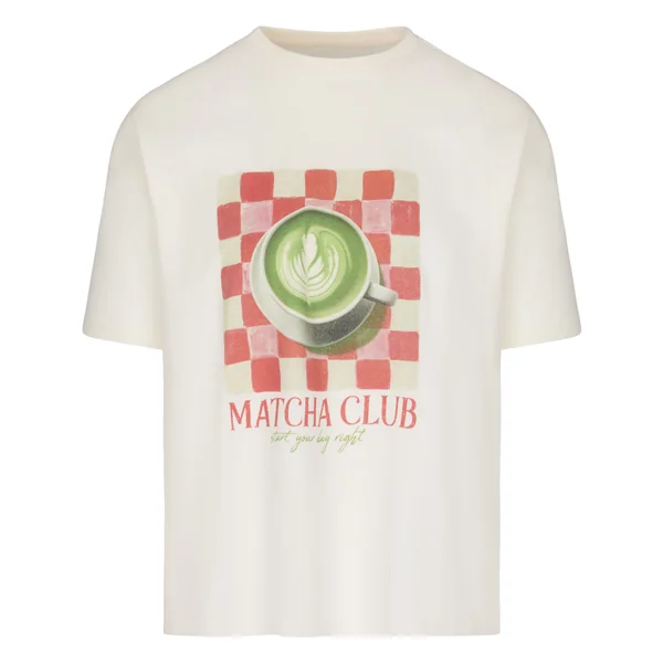 T-shirt avec Imprimé - Blanc