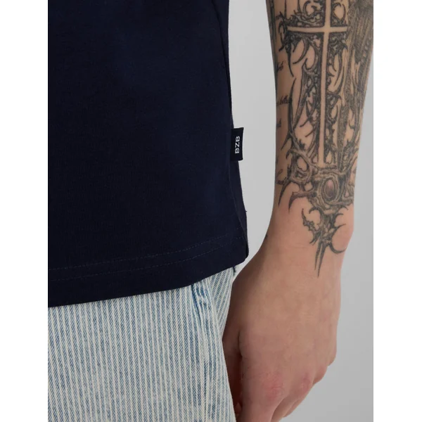 T-shirt basique Bleu foncé