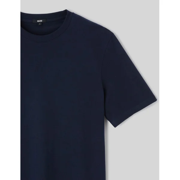 T-shirt basique Bleu foncé
