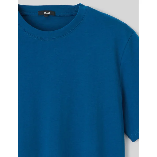 T-shirt basique Bleu foncé