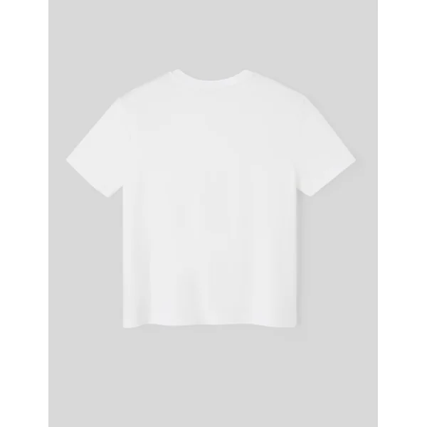 T-shirt basique col rond Blanc