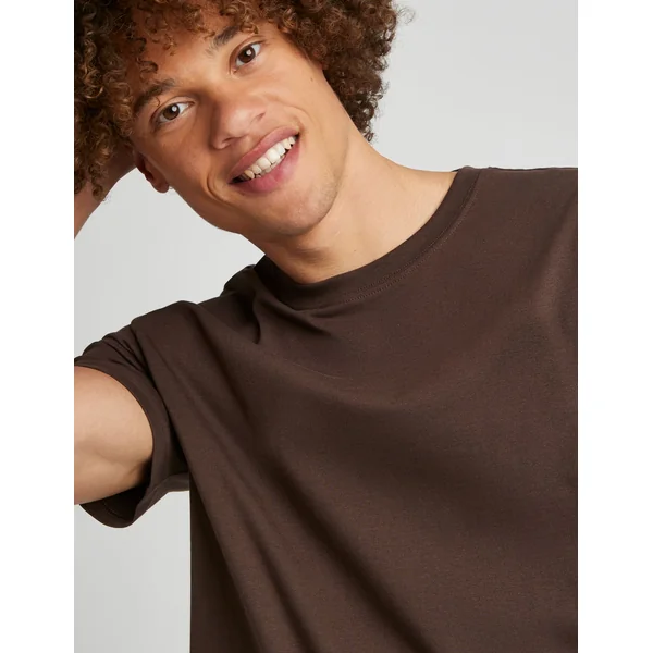 T-shirt basique Marron foncée