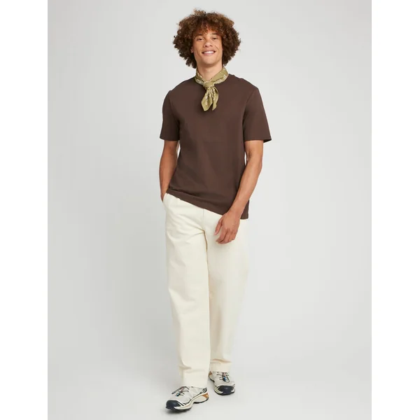 T-shirt basique Marron foncée