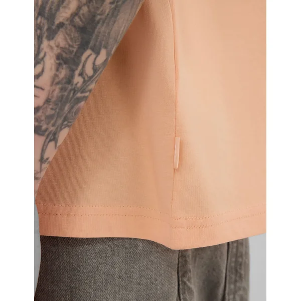 T-shirt basique Pêche