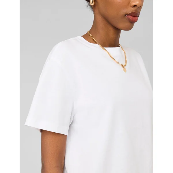 T-shirt basique uni Blanc