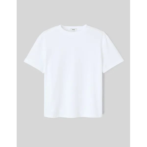 T-shirt basique uni Blanc