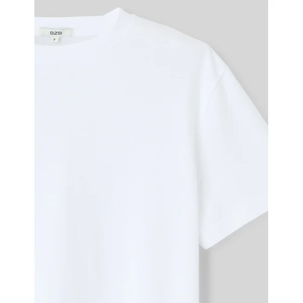 T-shirt basique uni Blanc